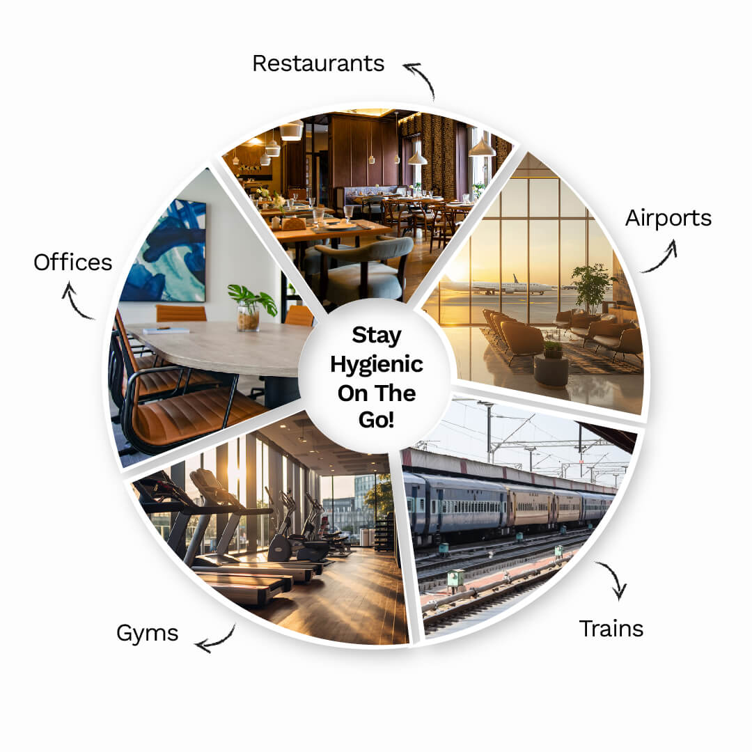 Pee Safe Toilet Seat Sanitizer Spray (Floral) - 75 ML - BULK BUY