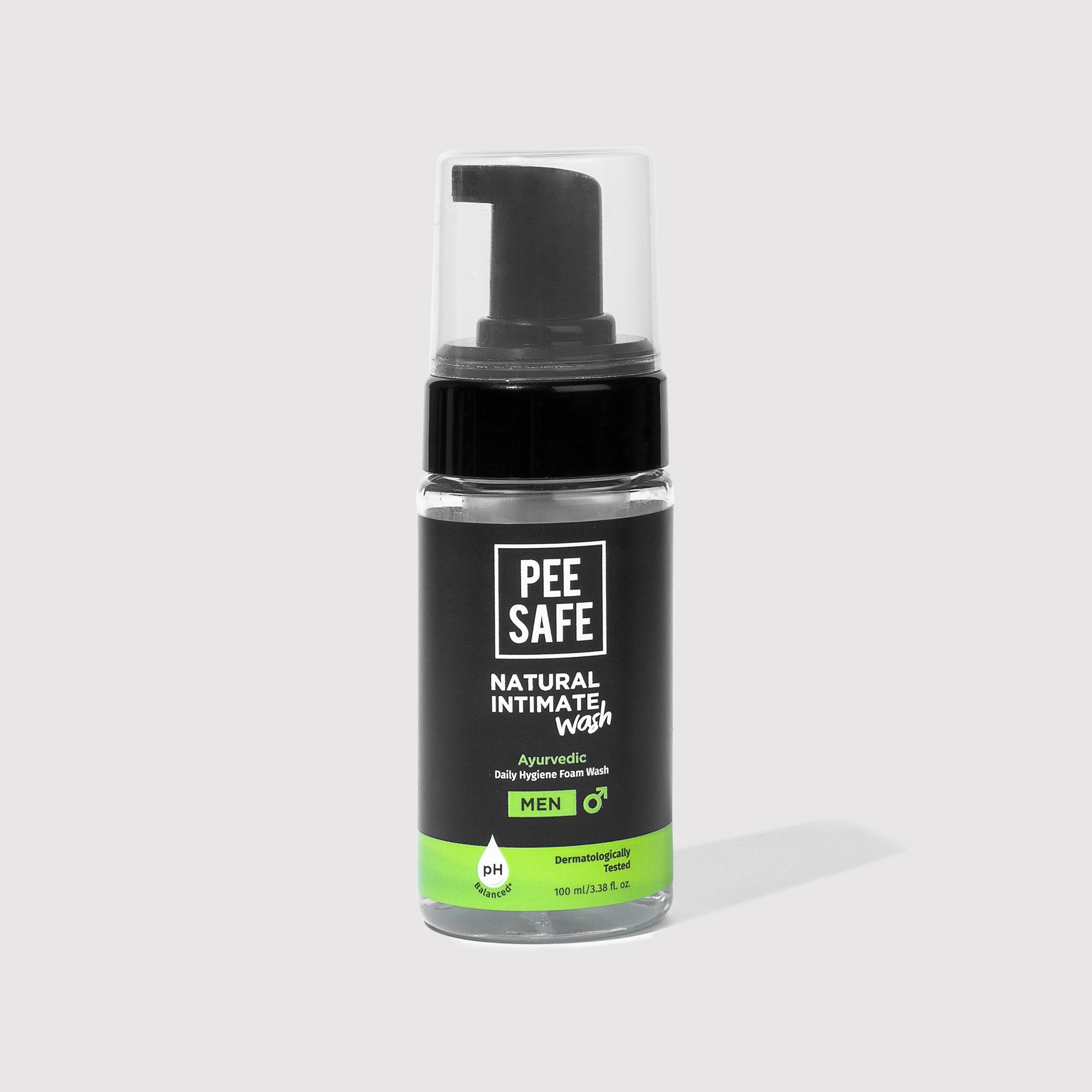 Pee Safe Daily Natural Intimate Wash For Men (100 ML) - BYOC