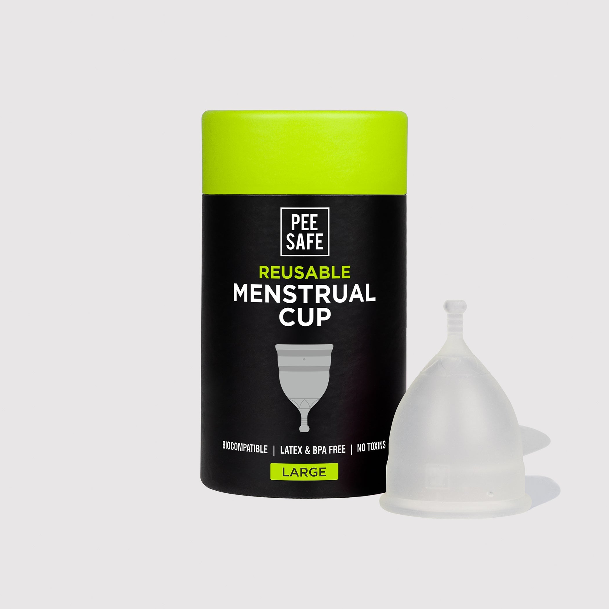 Pee Safe Menstrual Cup - BYOC Large
