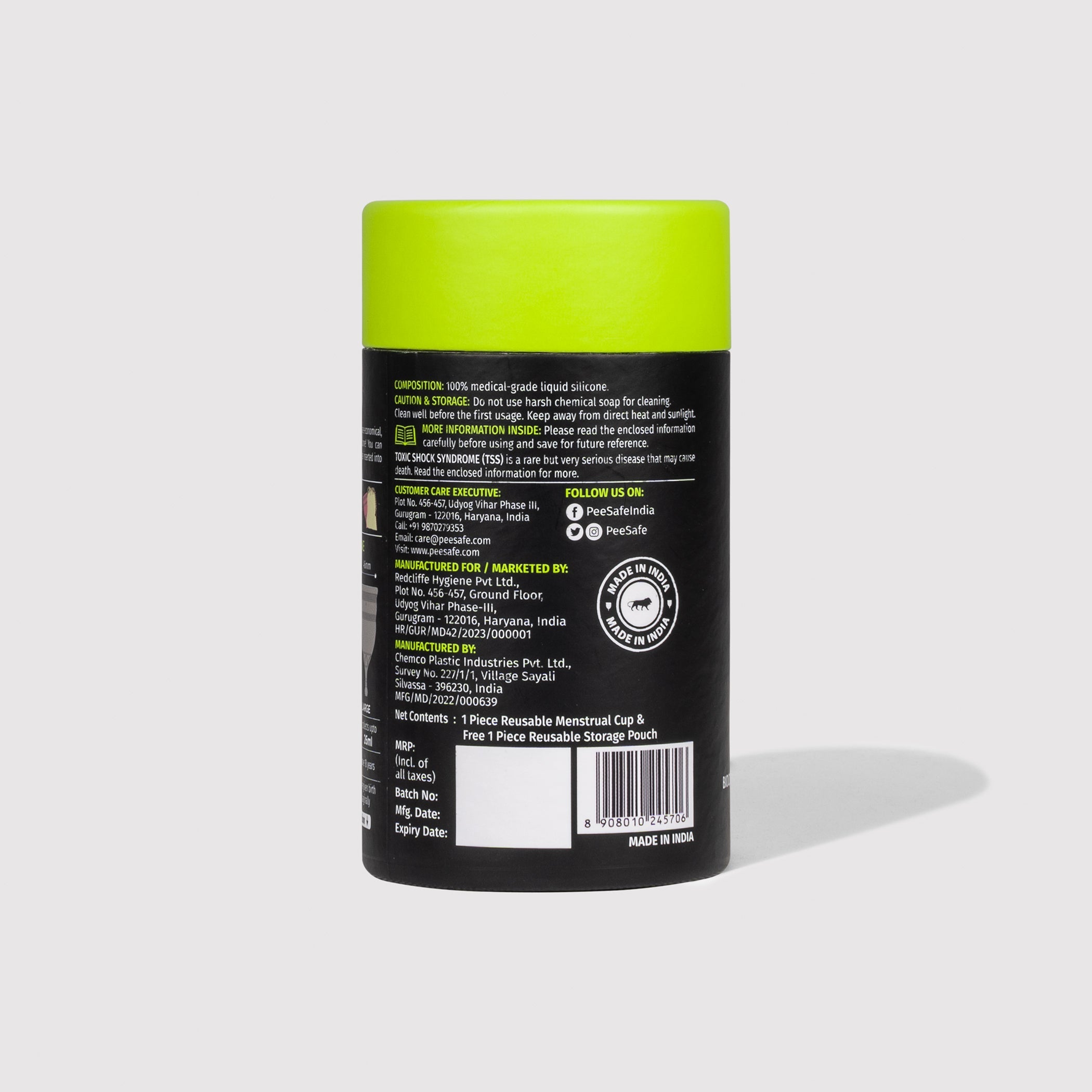 Pee Safe Menstrual Cup - Medium - BULK BUY