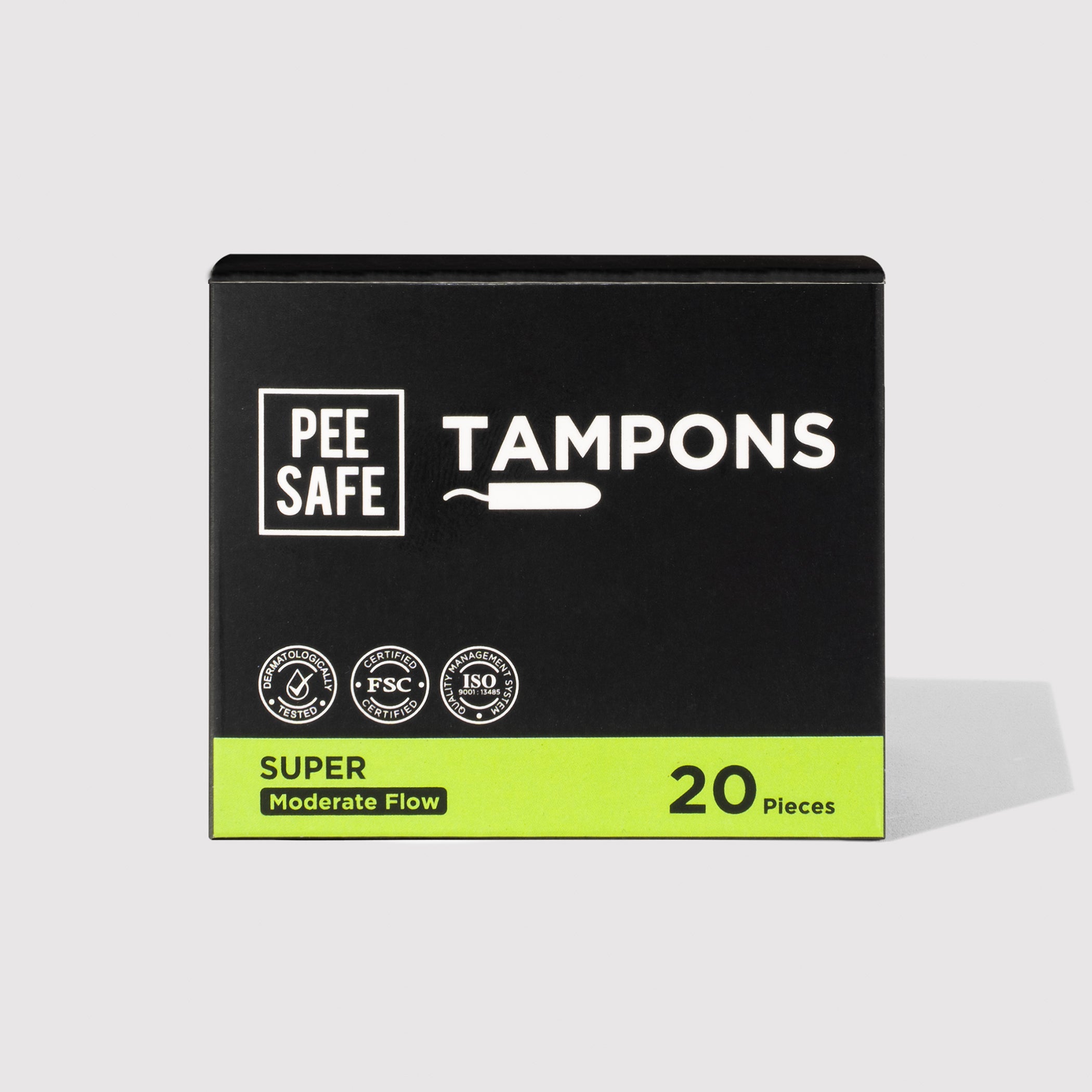 Pee Safe Tampons - Super (20 Tampons) - BYOC