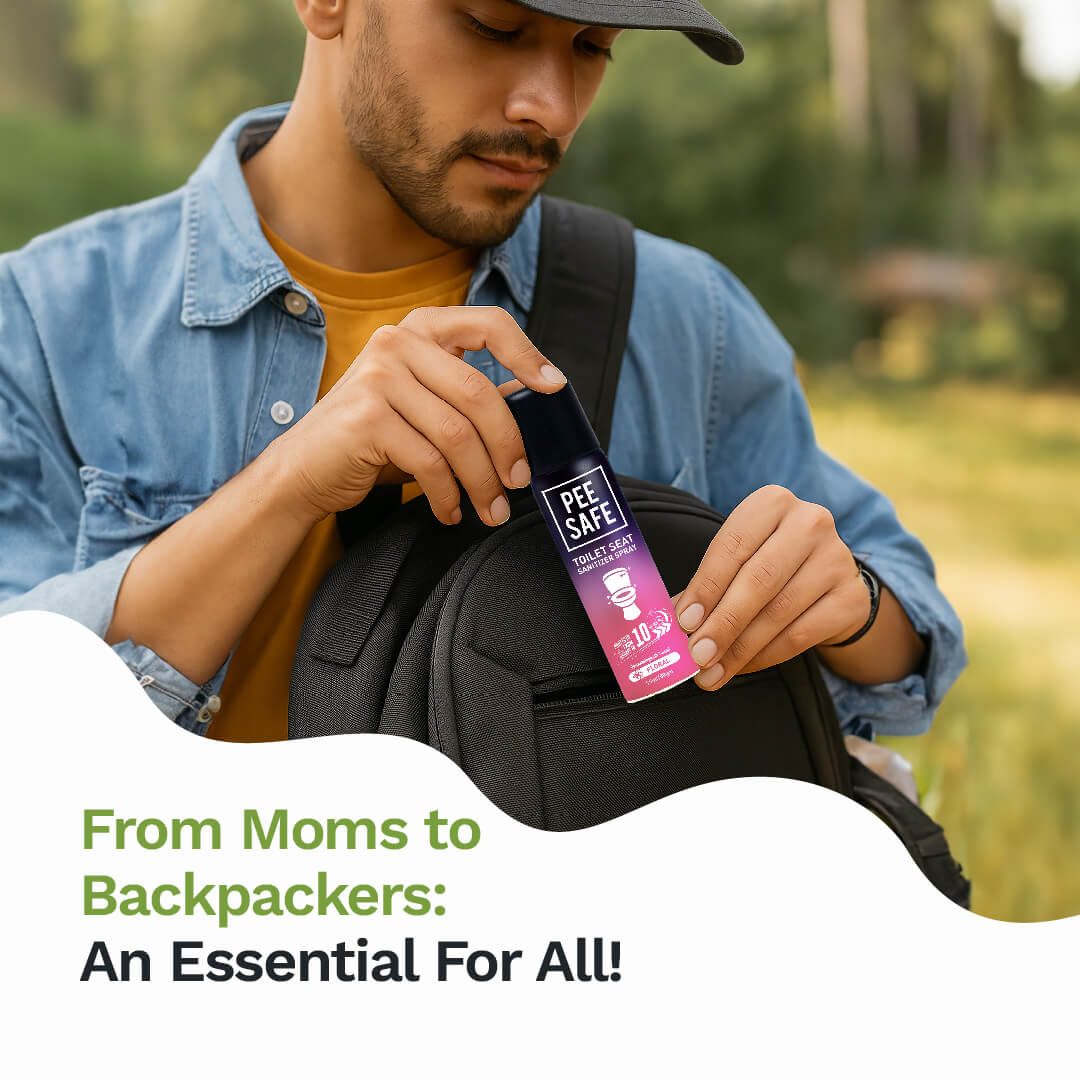 Pee Safe Toilet Seat Sanitizer Spray (Floral) - 75 ML - BULK BUY