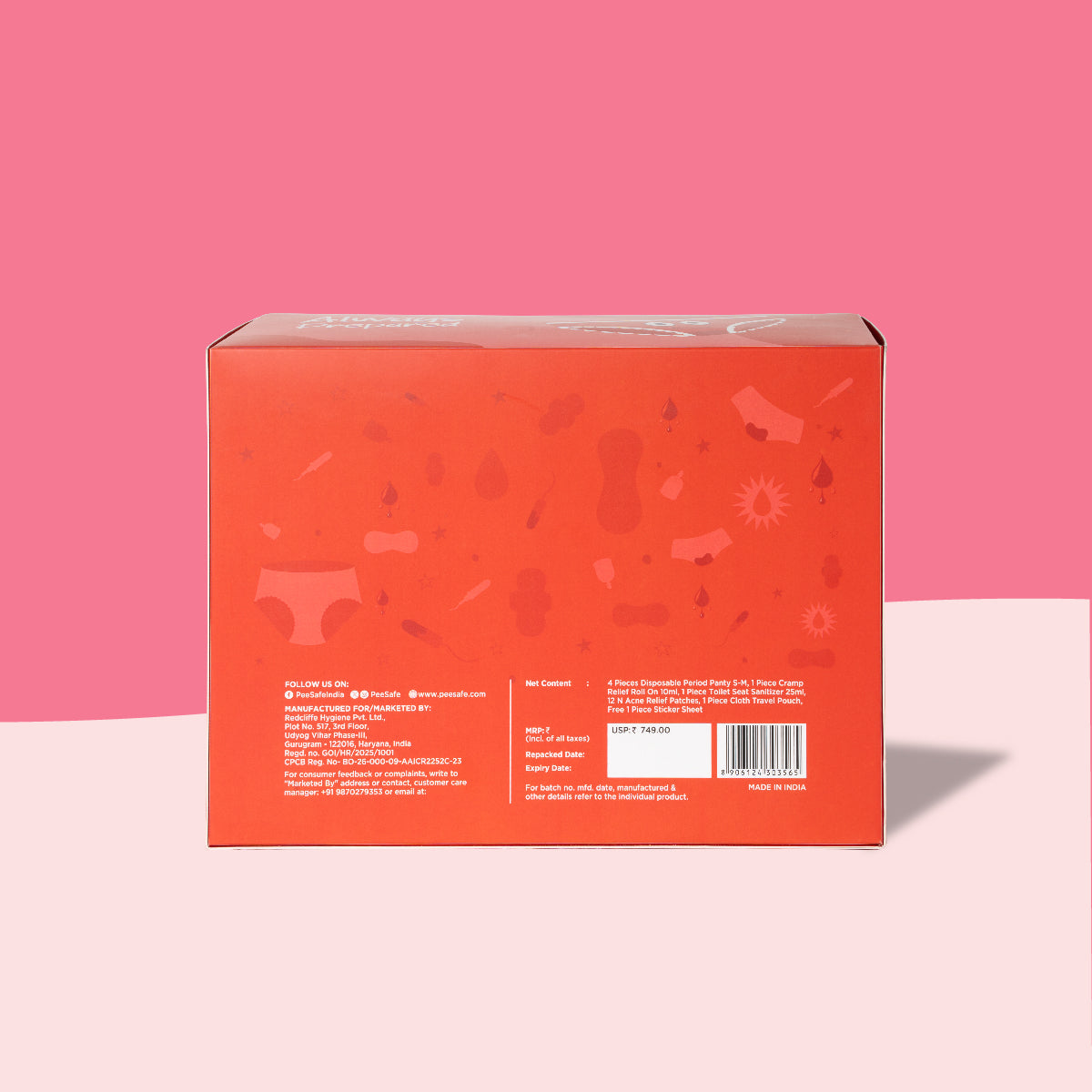 Pee Safe Zero Period Kit